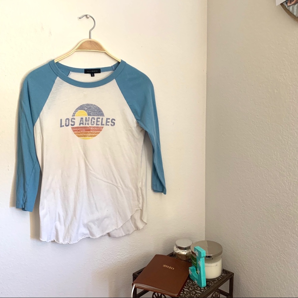 Los angeles baseball tee